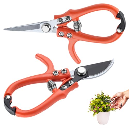 HASTHIP Garden Pruning Shears 2-Piece Set - 6 HASTHIP Garden Pruning Shears 2-Piece Set - 6